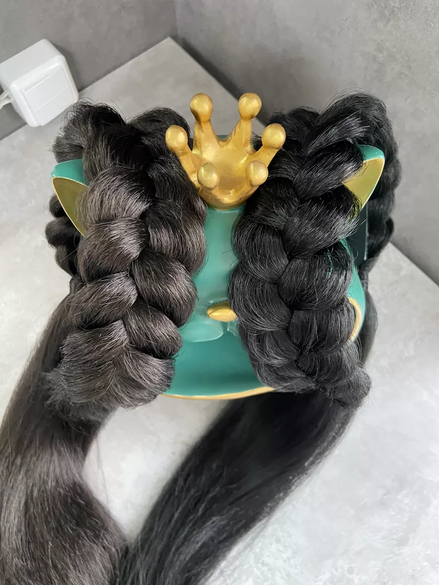 Ободок с хвостиками