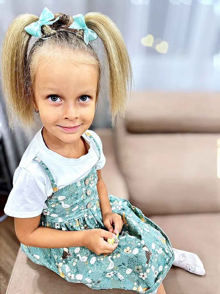 Ободок с хвостиками