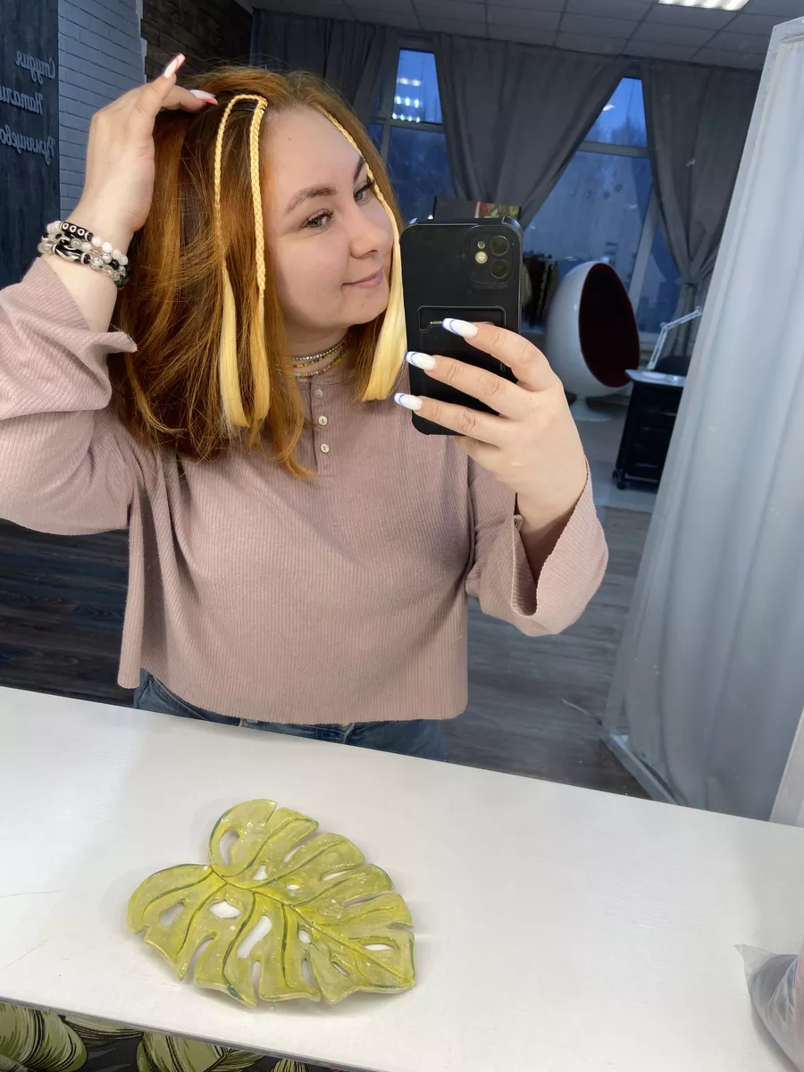 косы на заколках