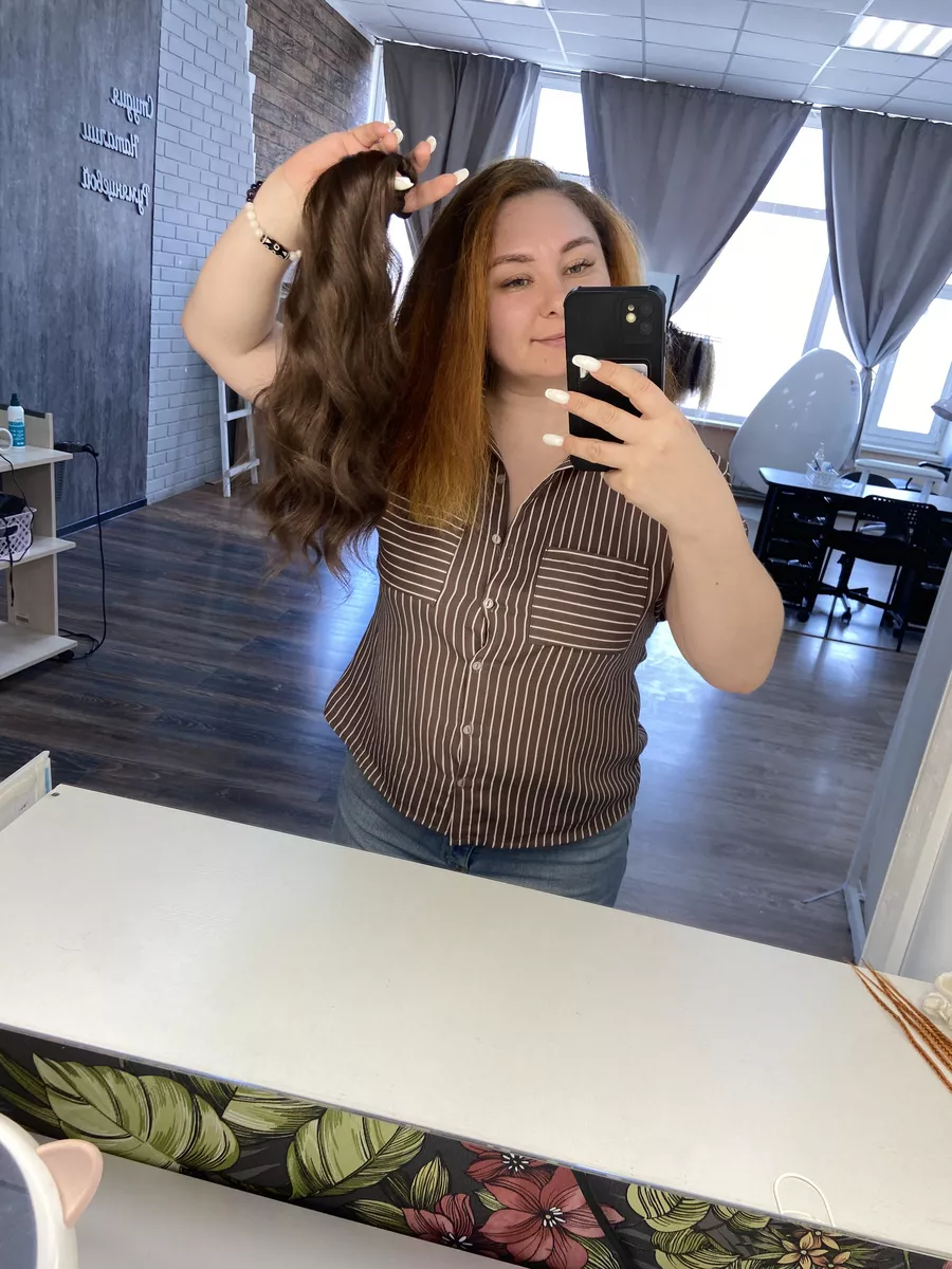 Волнистый хвост на резинке