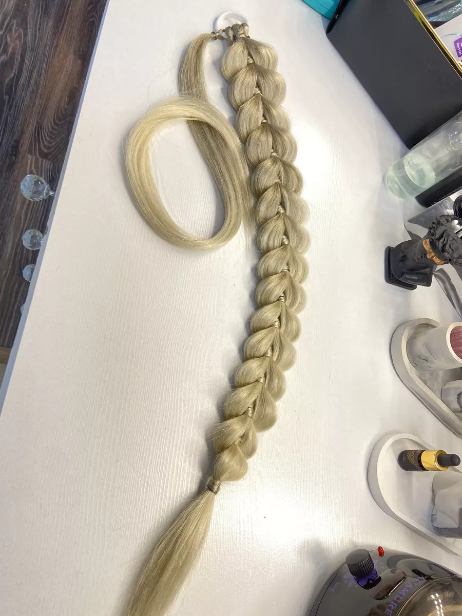 Хвост-коса из канекалона