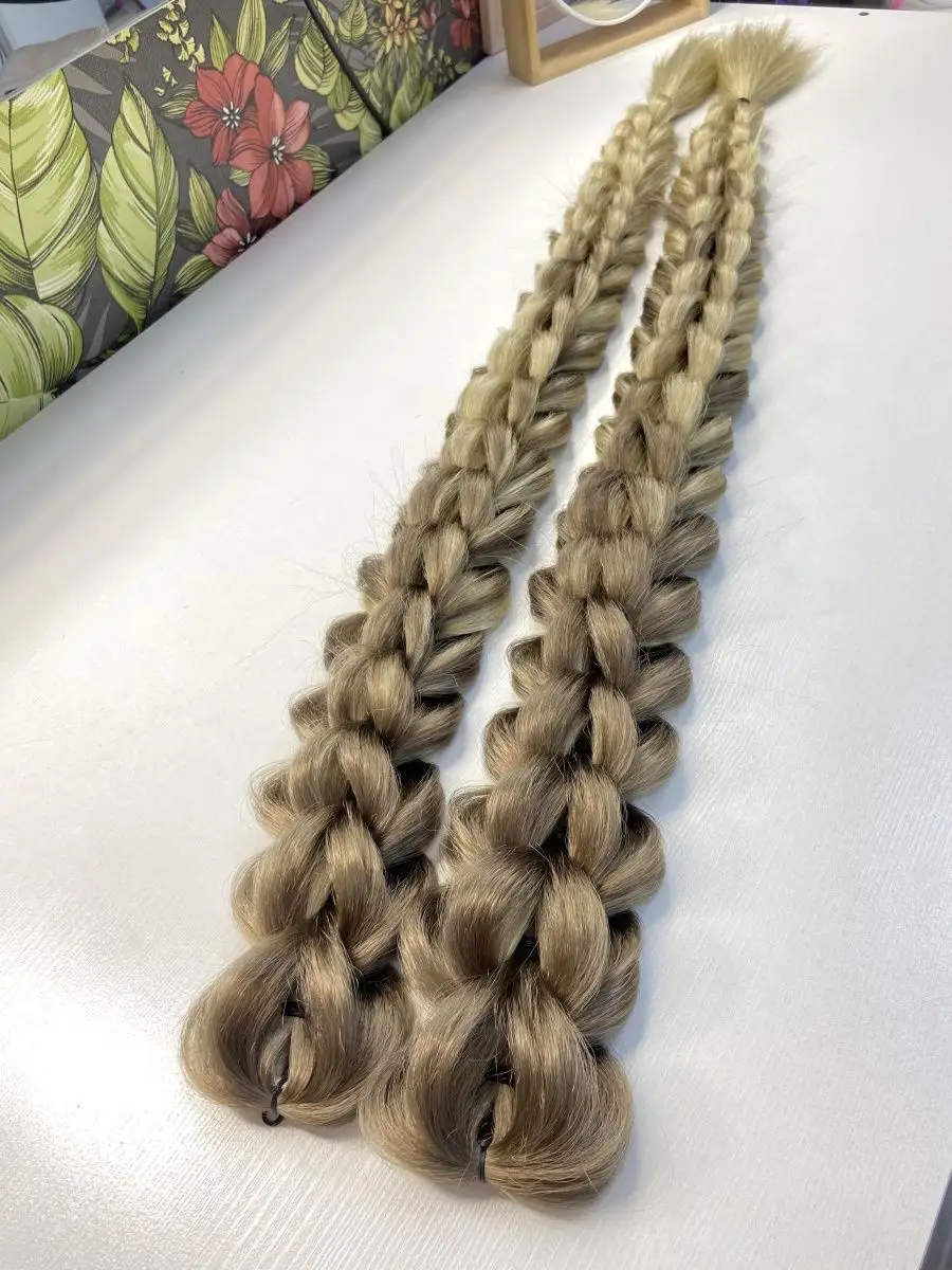 3д косы накладные на заколках