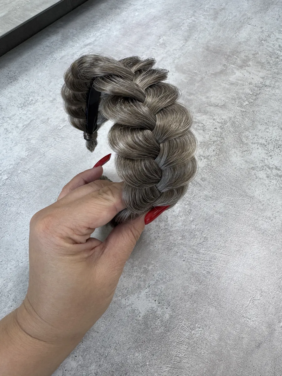 Ободок с косой