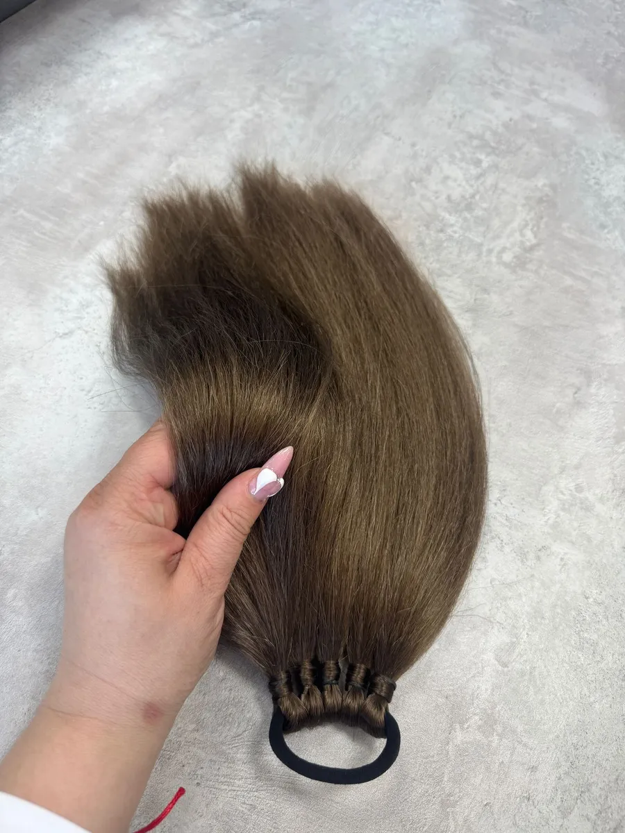 Хвост из канекалона на резинке