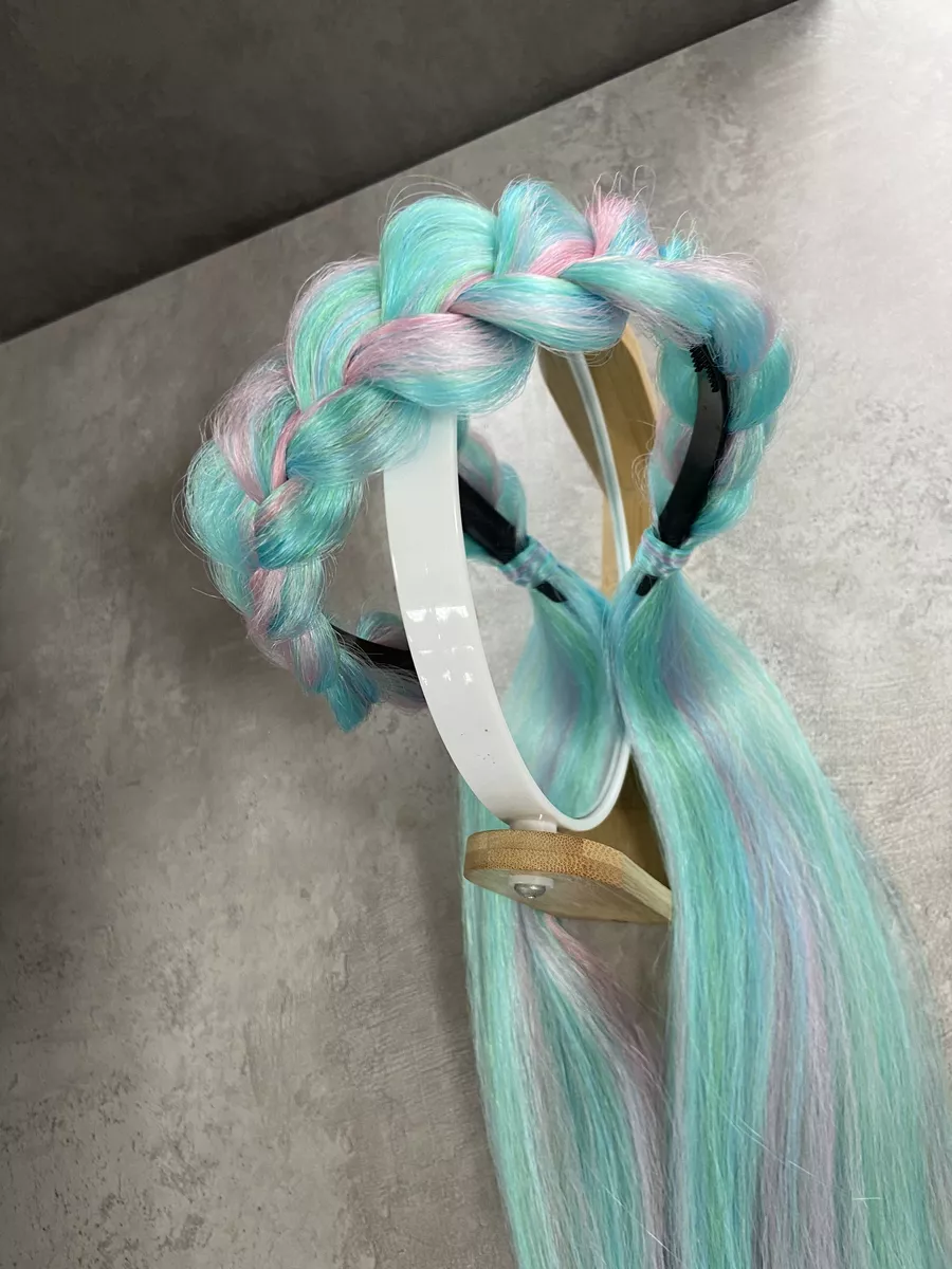 Ободок с хвостиками