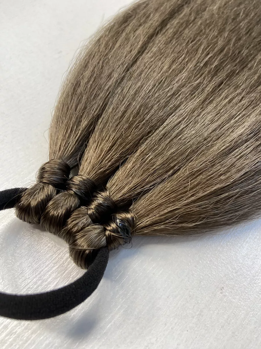 Хвост из канекалона на резинке