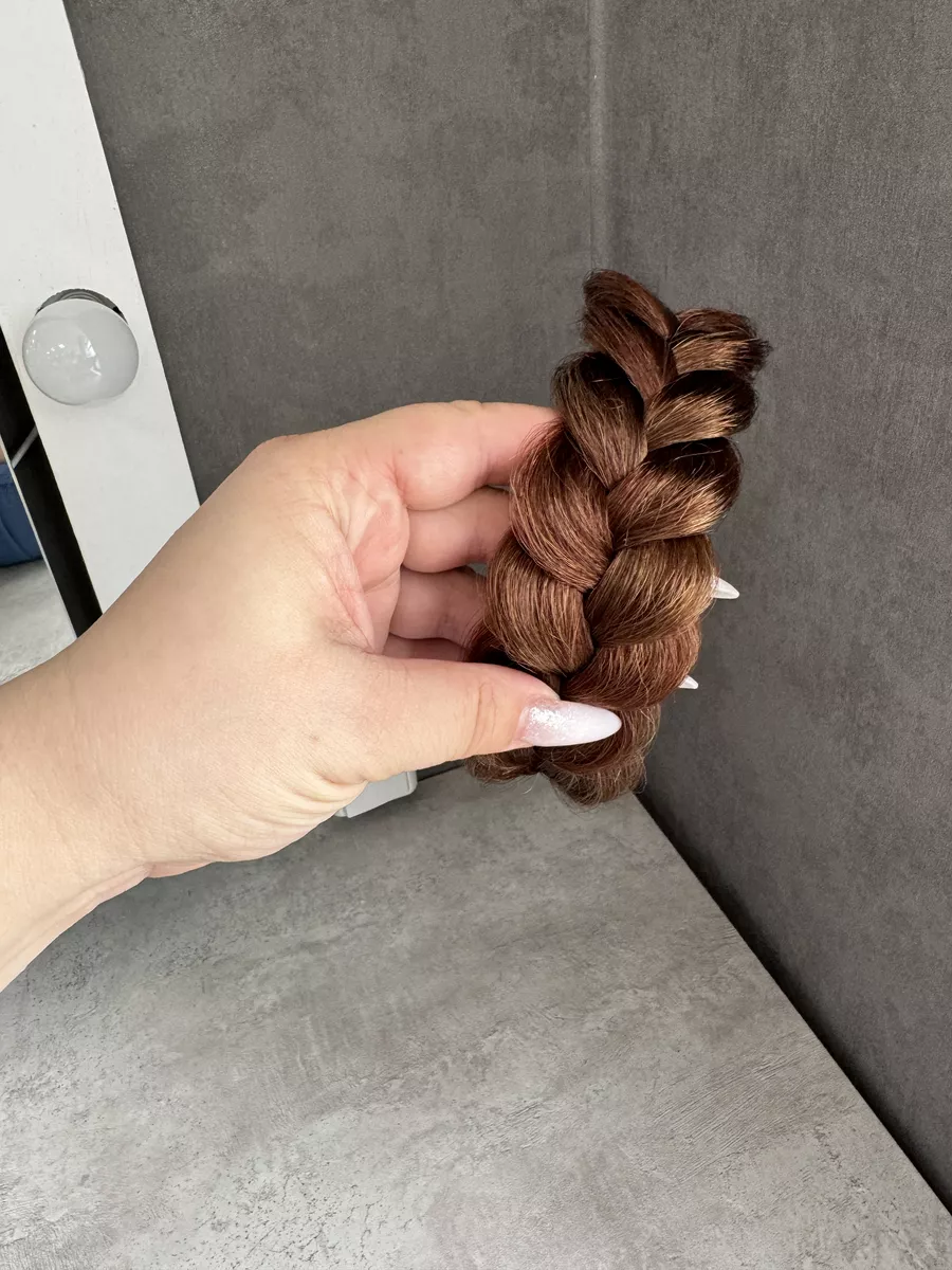 Ободок с косой