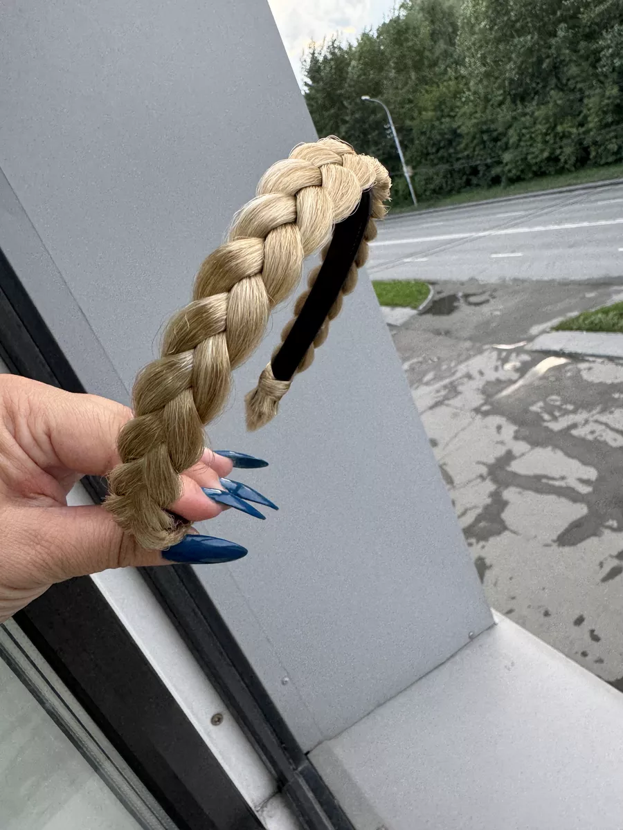 Ободок с косой