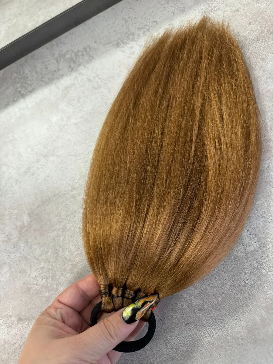 Хвост из канекалона на резинке