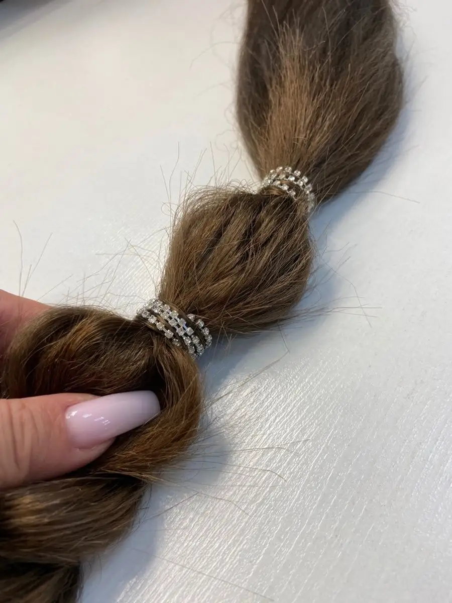 Хвост-коса на резинке