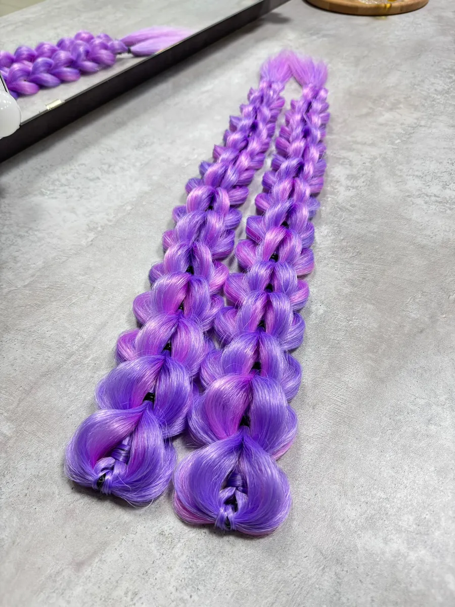 3д косы накладные на заколках