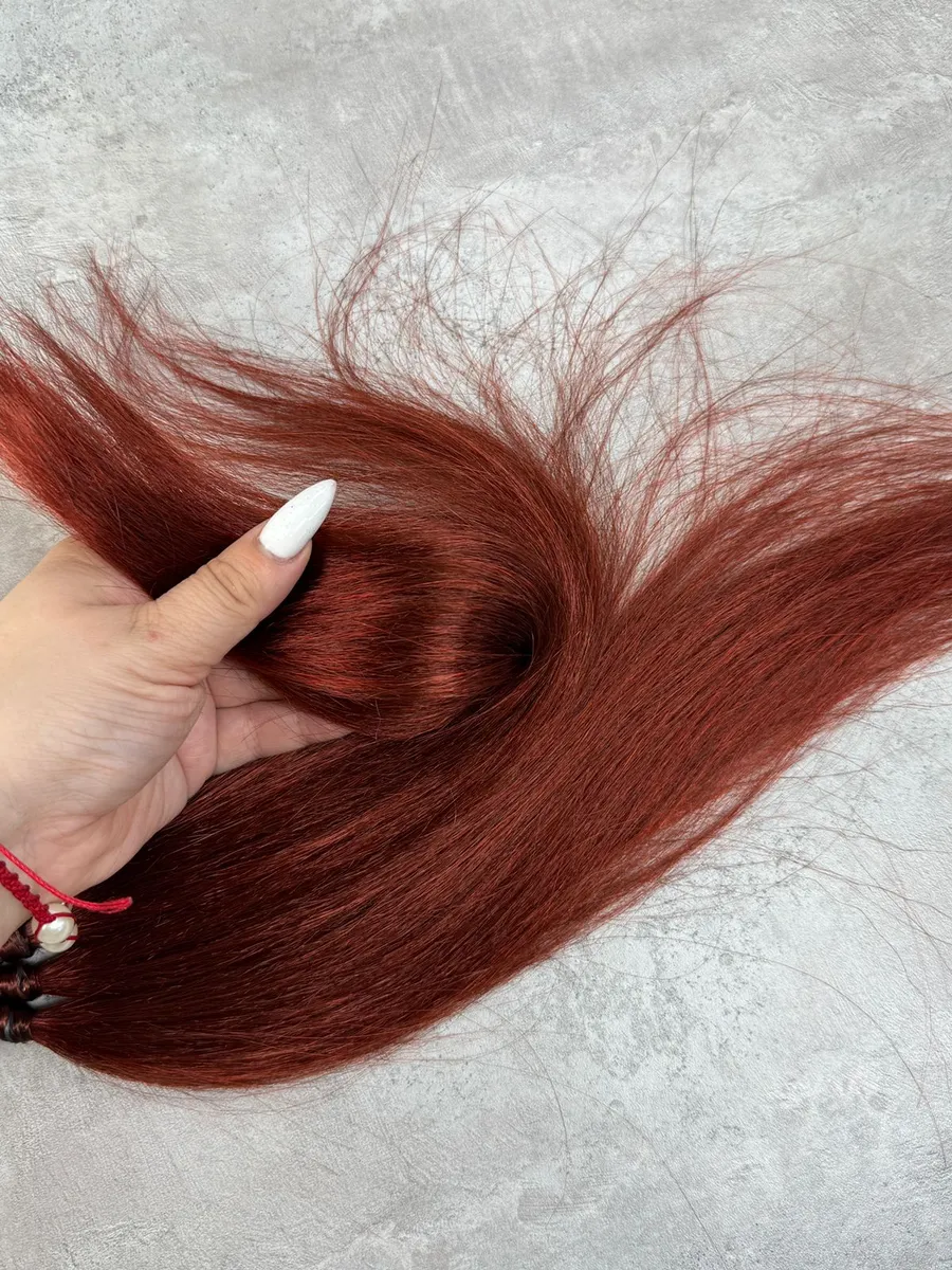 Хвост из канекалона на резинке