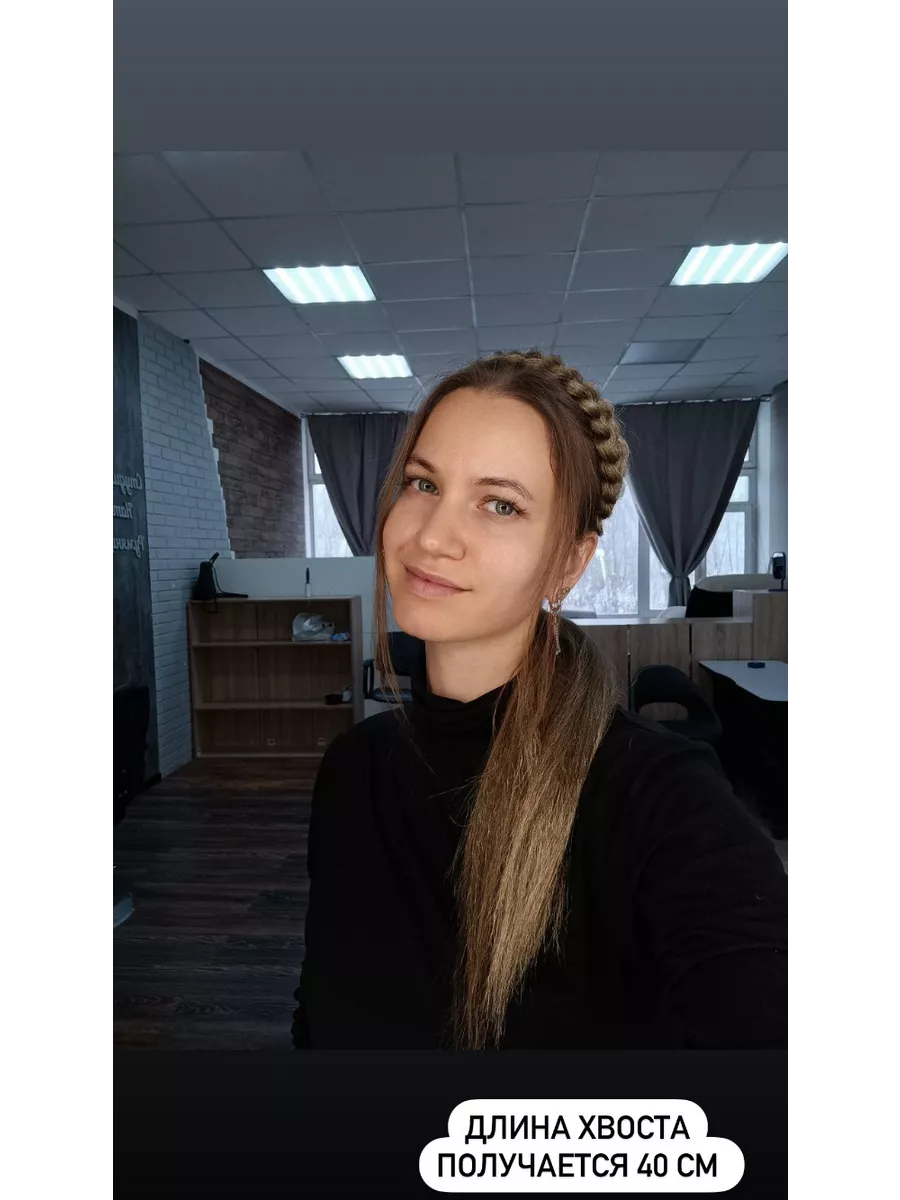 Ободок с хвостиками