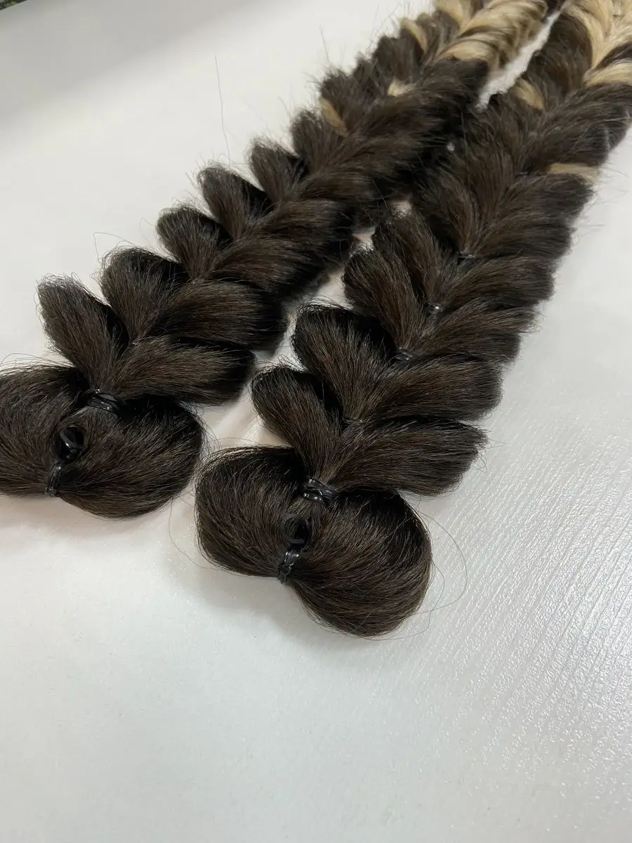 Французские косы накладные на заколках