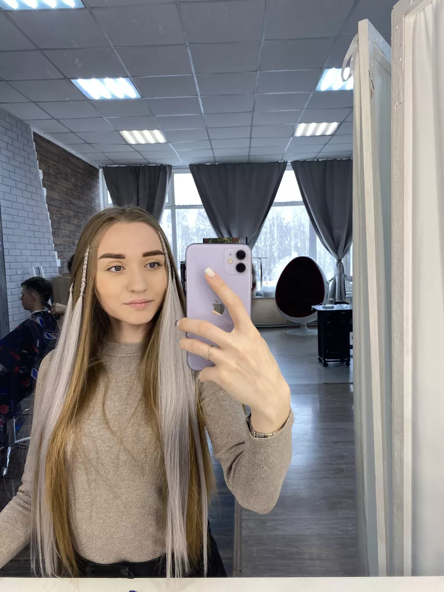 косы на заколках