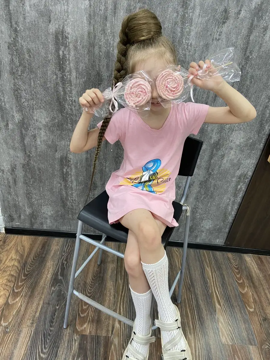 Хвост-коса на резинке