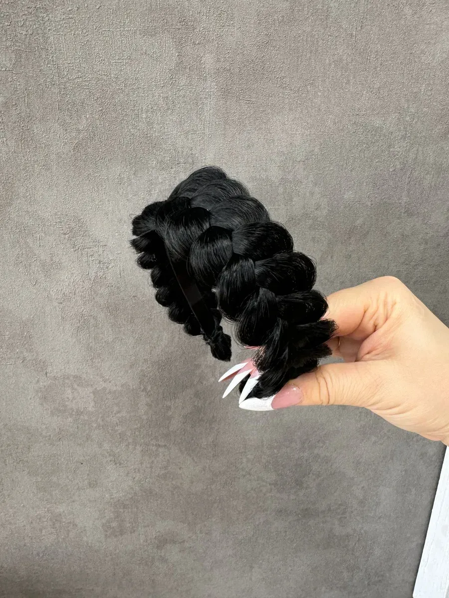 Ободок с косой