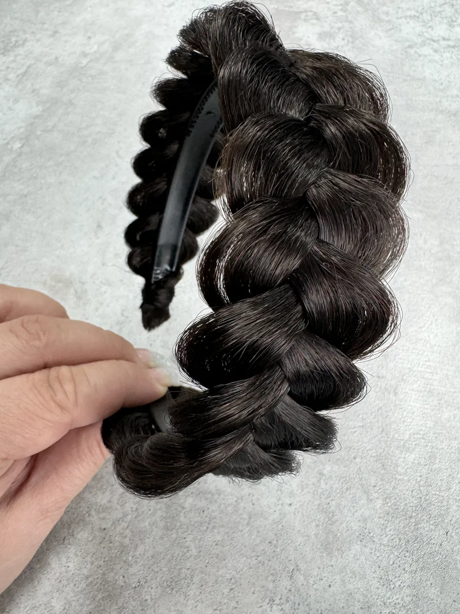 Ободок с косой