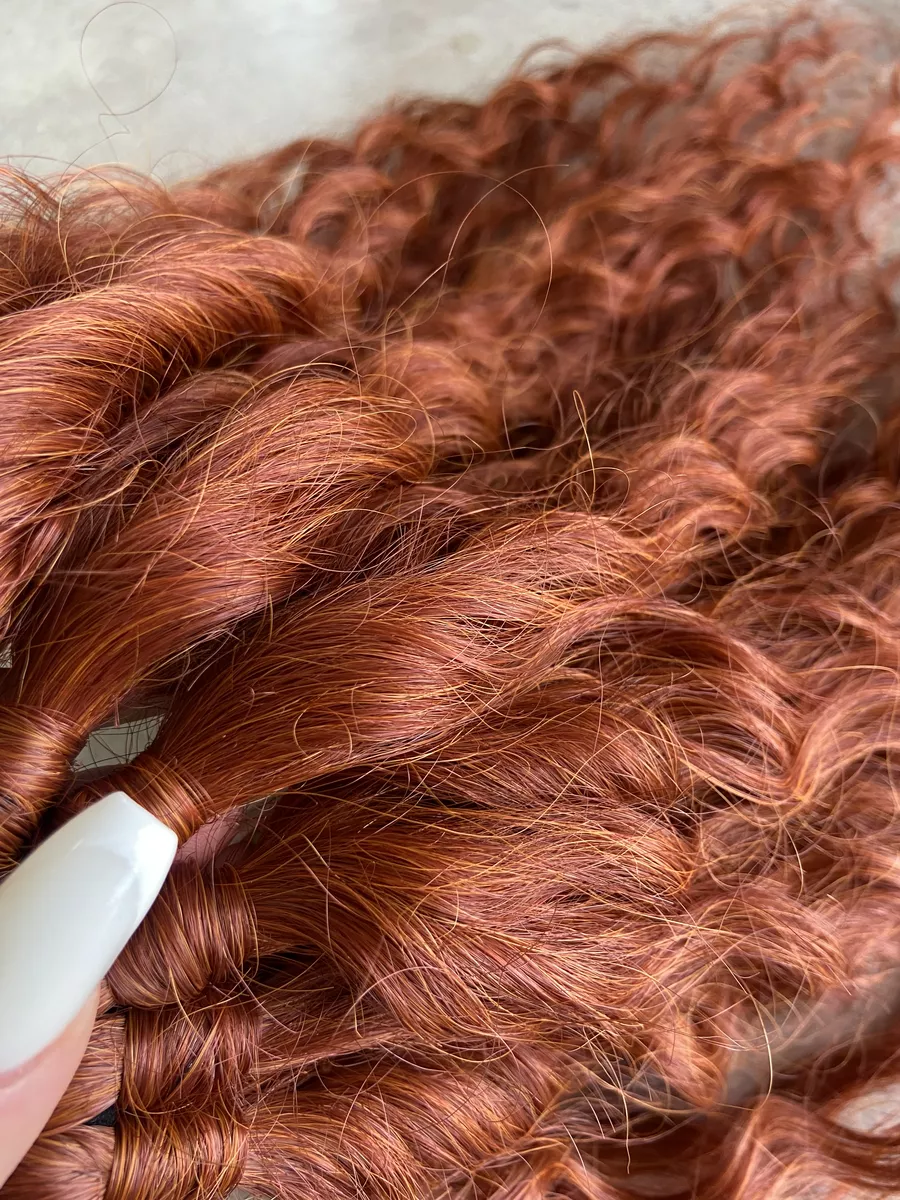 Кудрявый хвост на резинке