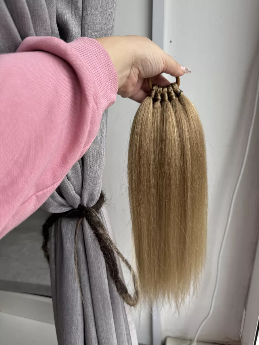 Хвост из канекалона на резинке