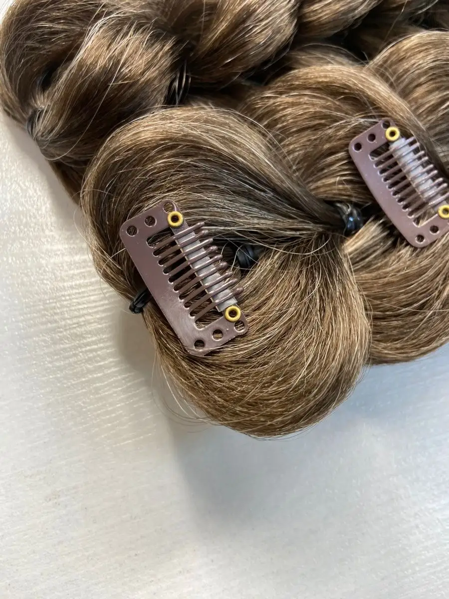 3д косы накладные на заколках