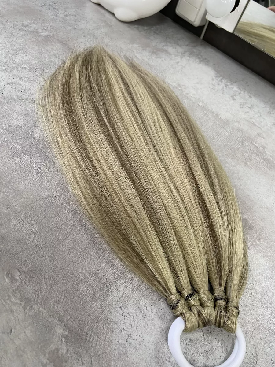 Хвост из канекалона на резинке