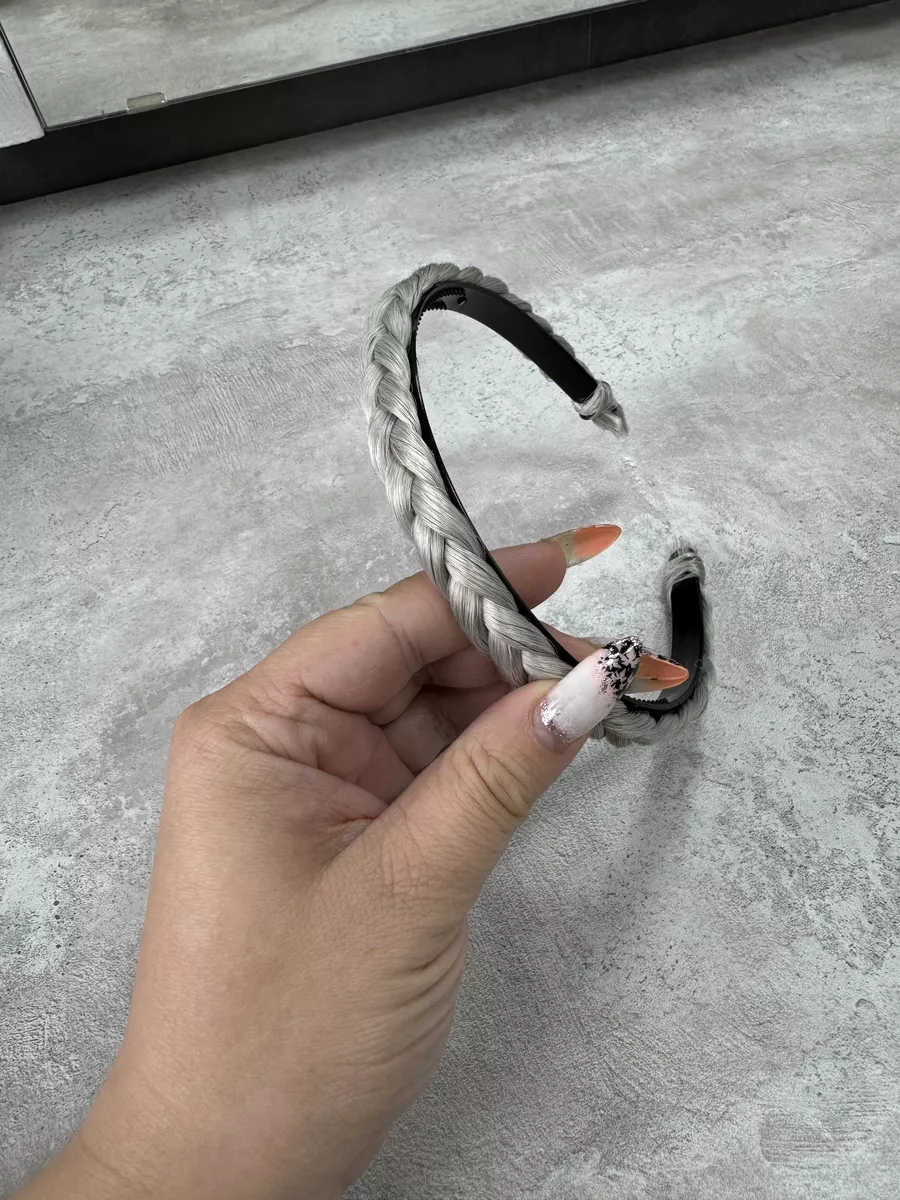 Ободок с косой