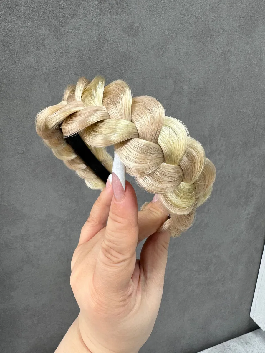 Ободок с косой