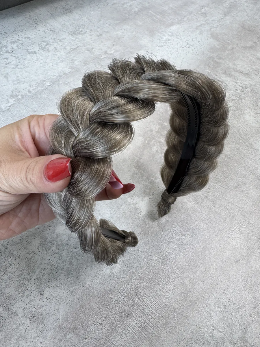 Ободок с косой