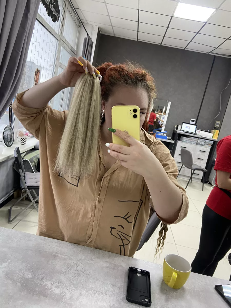 Хвост из канекалона на резинке