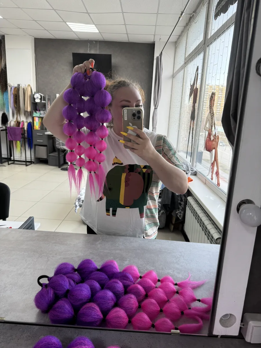 Резинка для волос фонарики