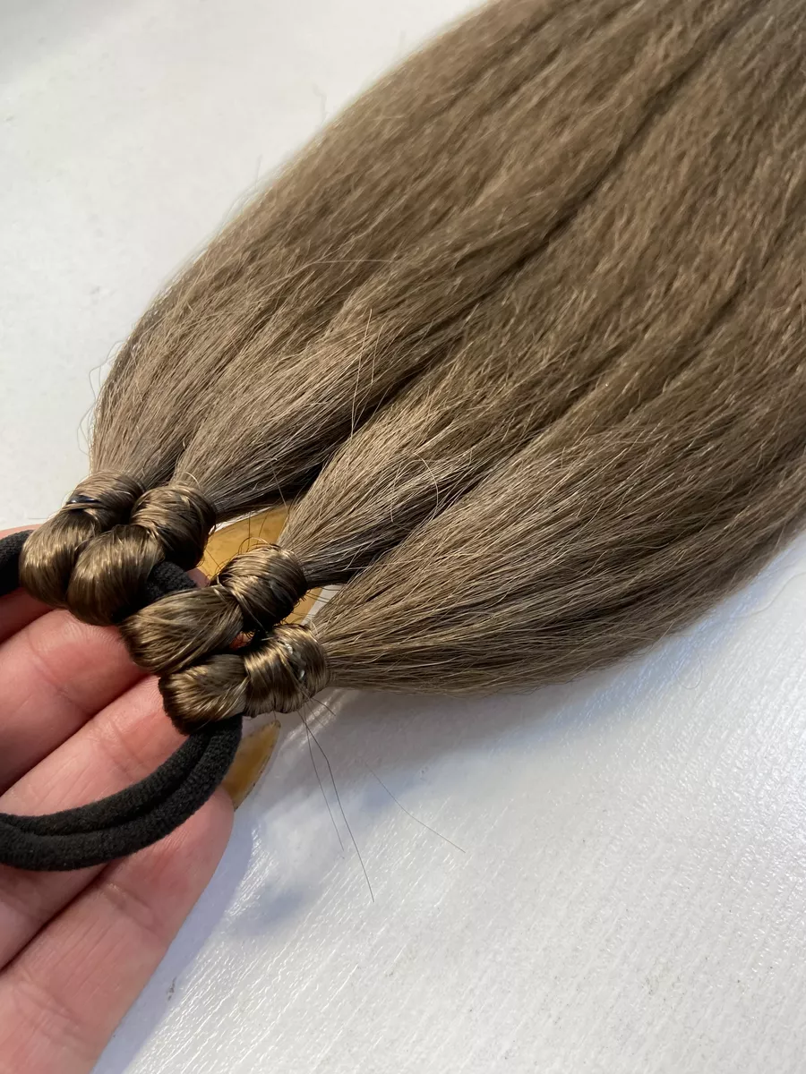 Хвост из канекалона на резинке