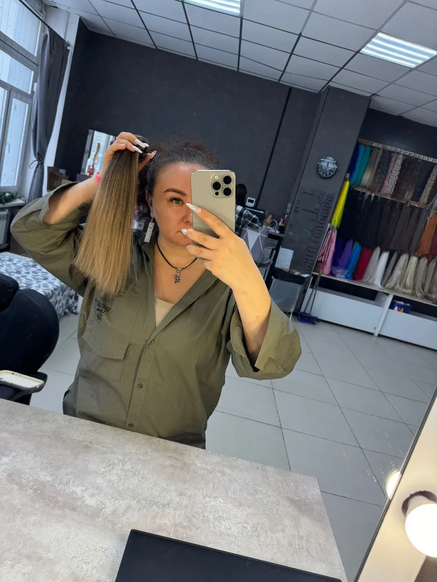 Хвост из канекалона на резинке