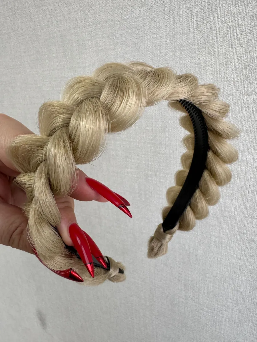 Ободок с косой