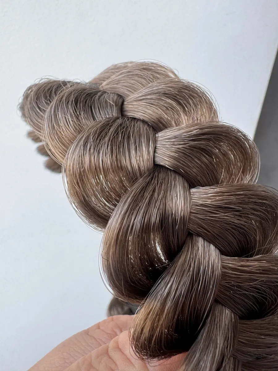 Ободок с косой