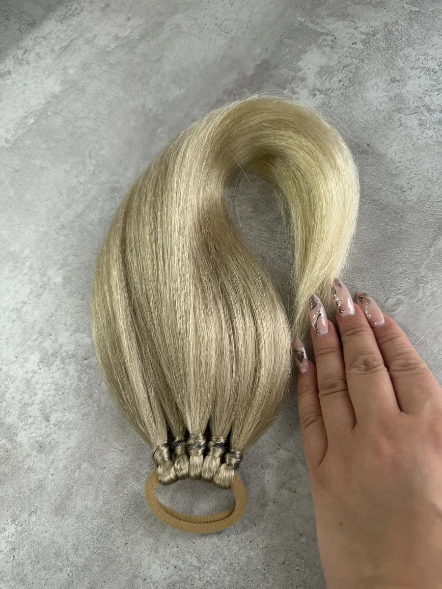 Хвост из канекалона на резинке