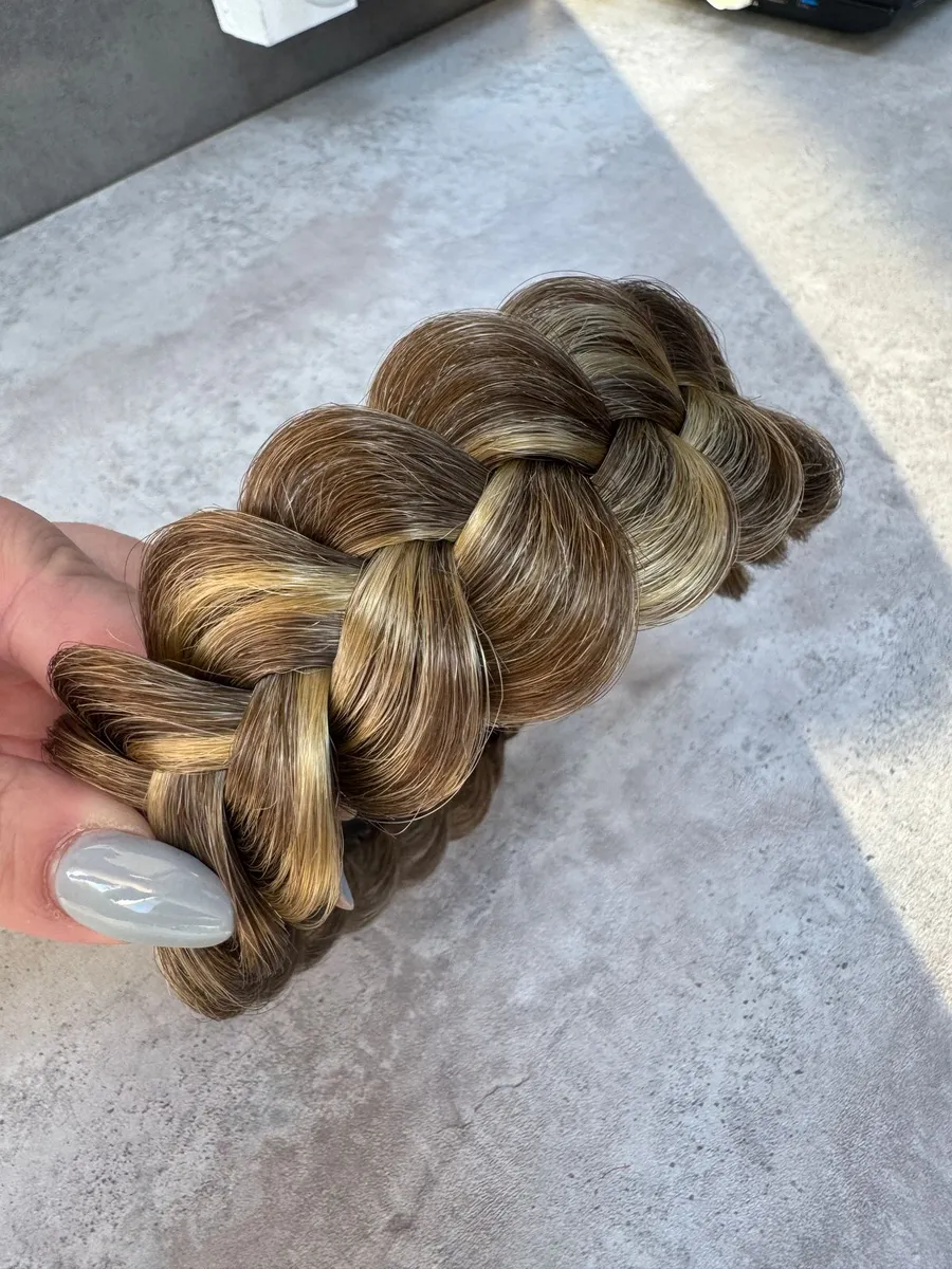 Ободок с косой