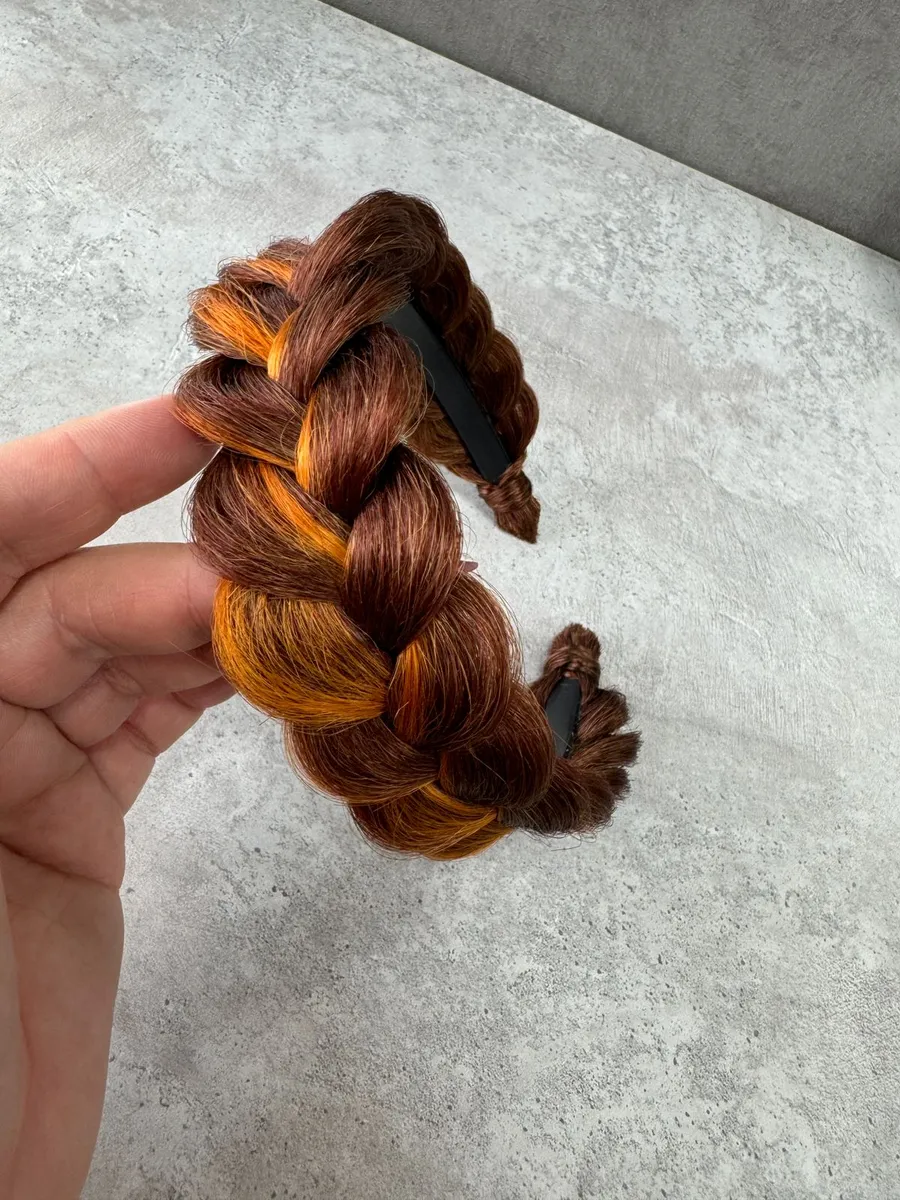 Ободок с косой