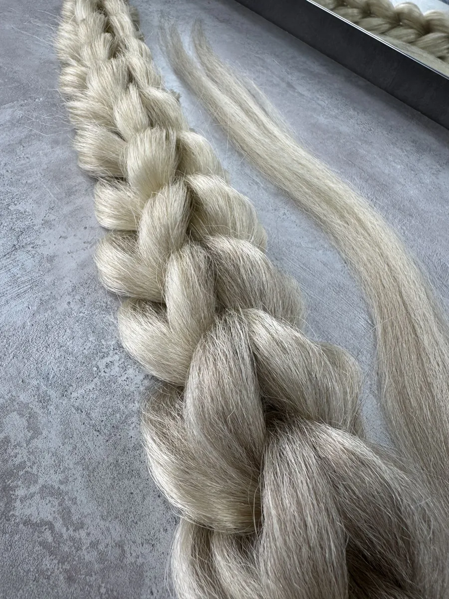 Хвост-коса на резинке