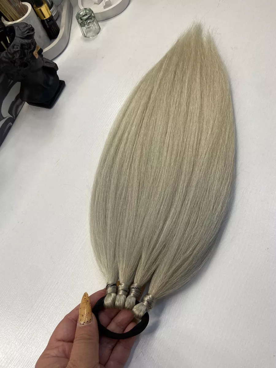 Хвост из канекалона на резинке