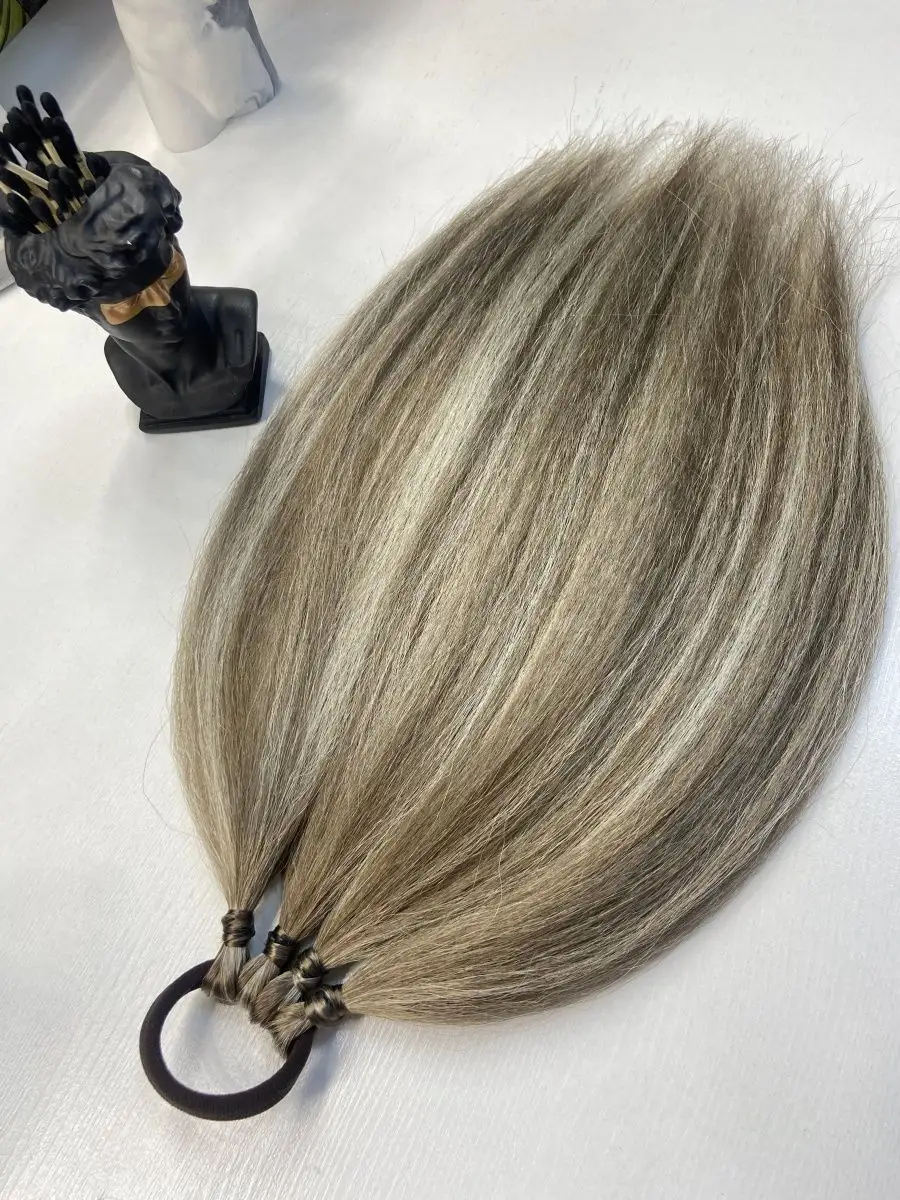 Хвост из канекалона на резинке