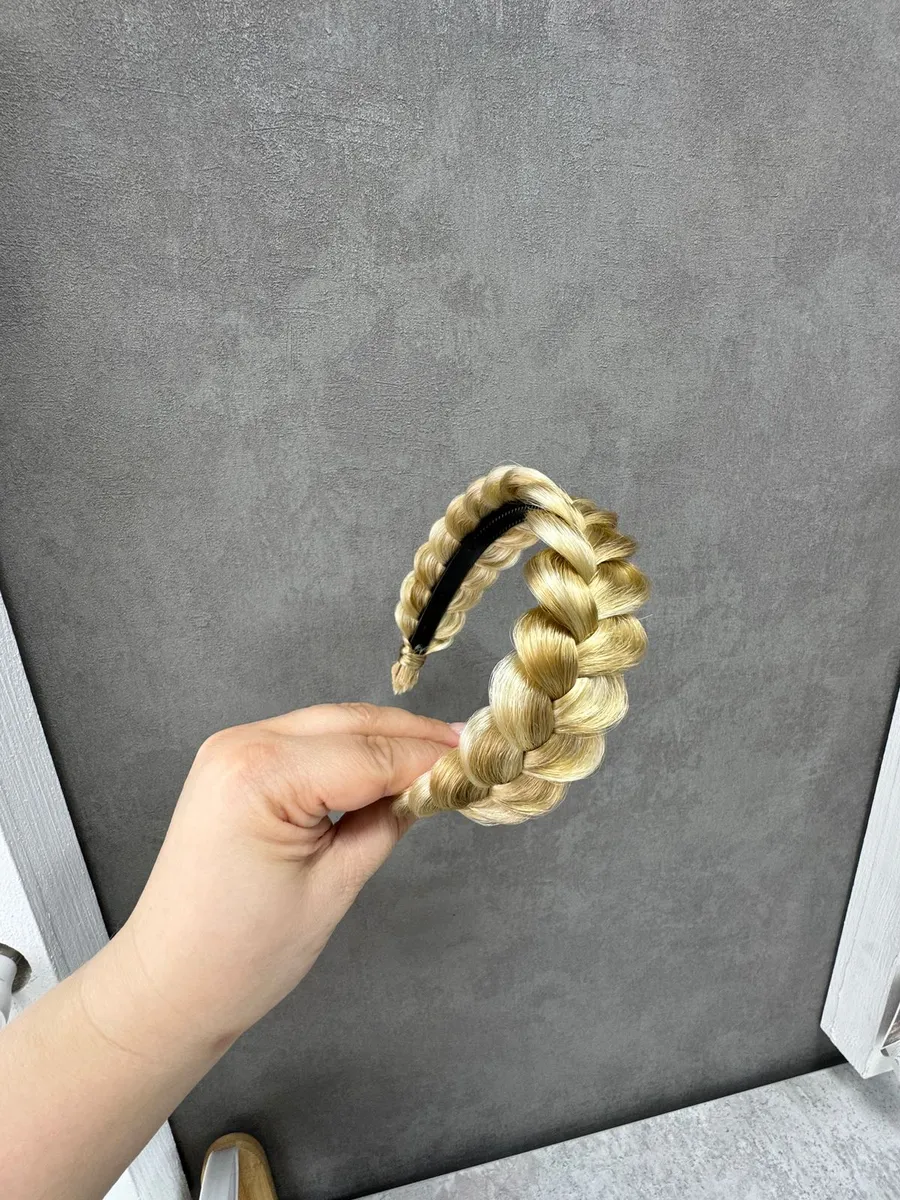 Ободок с косой