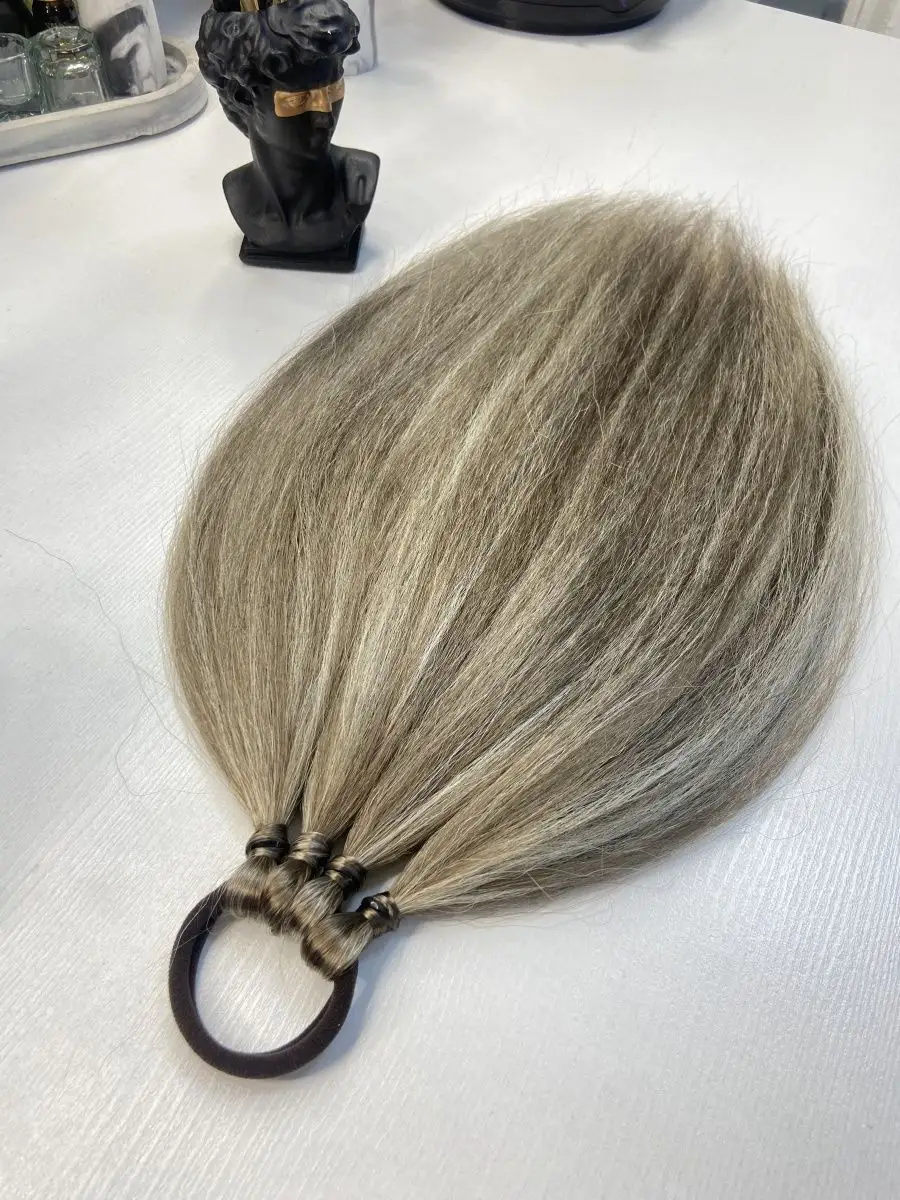 Хвост из канекалона на резинке