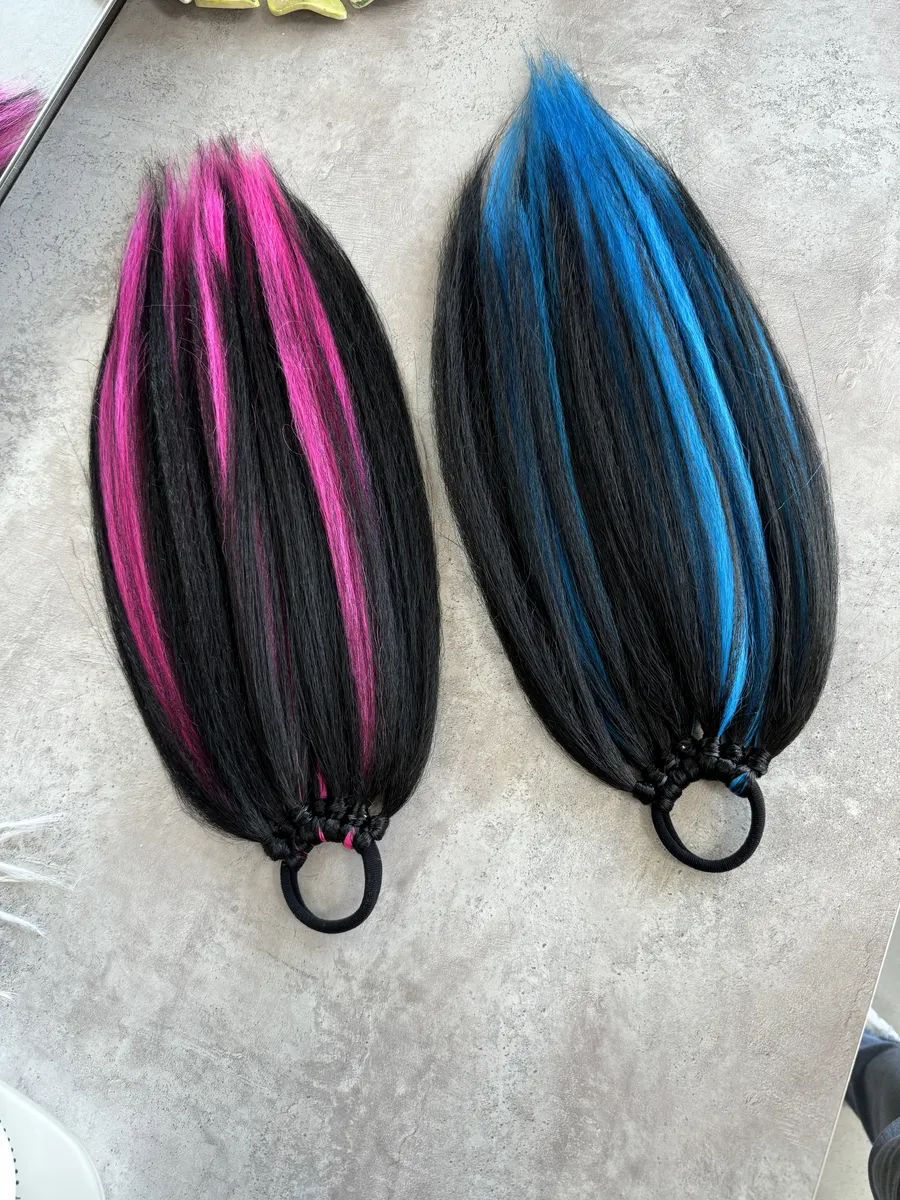 хвосты на резинке Харли Квинн