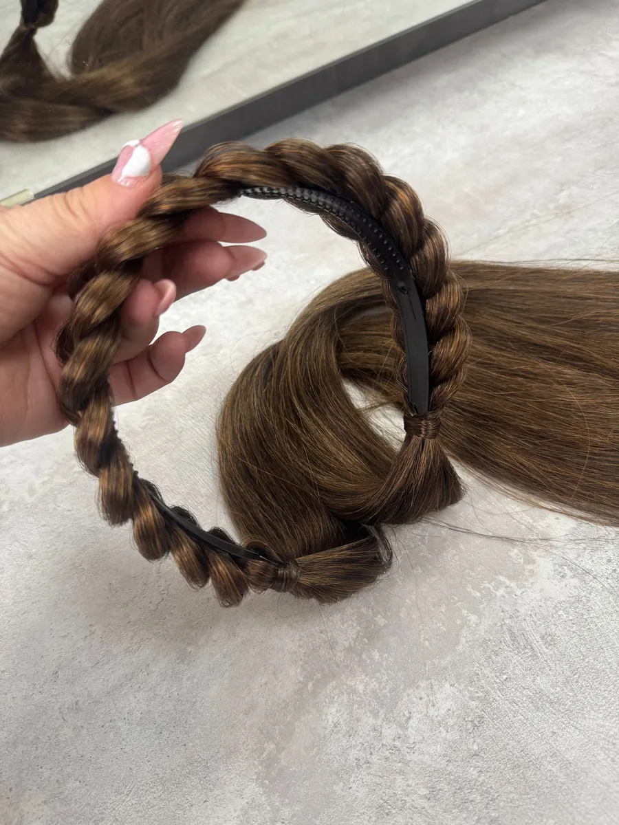 Ободок с хвостиками