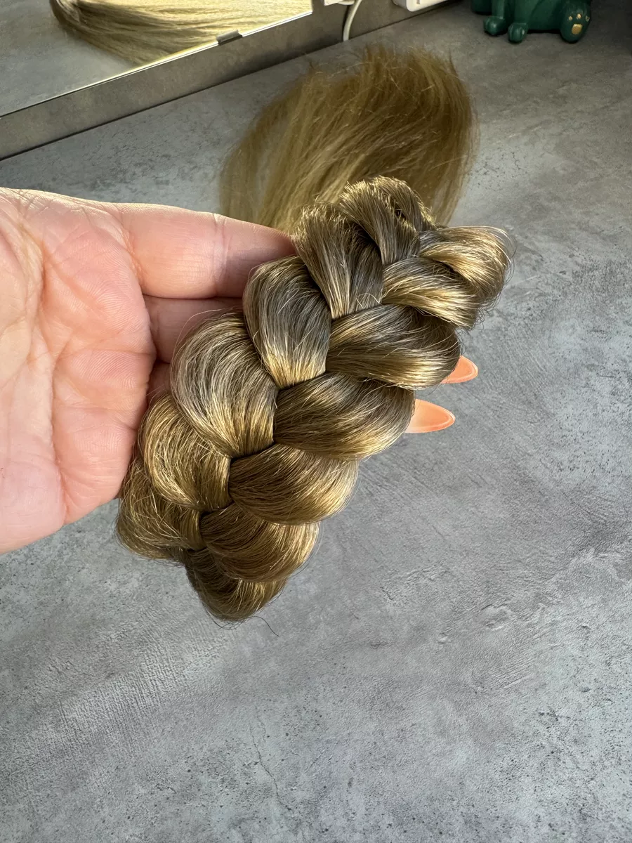 Ободок с хвостиками