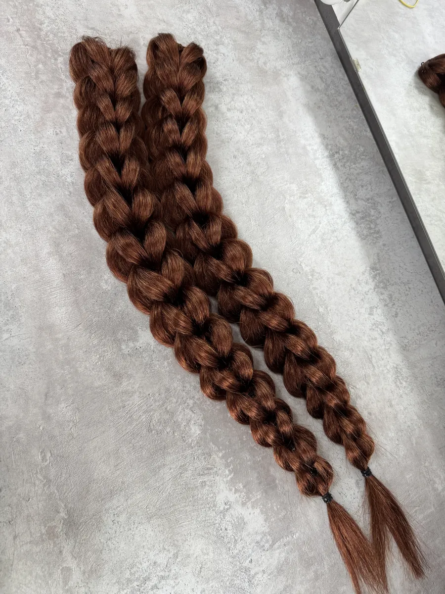 3д косы накладные на заколках