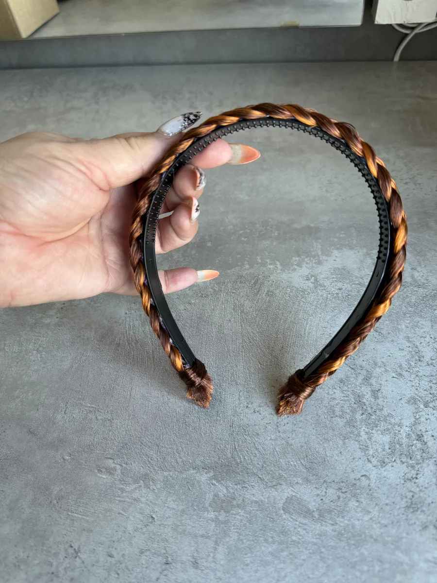 Ободок с косой