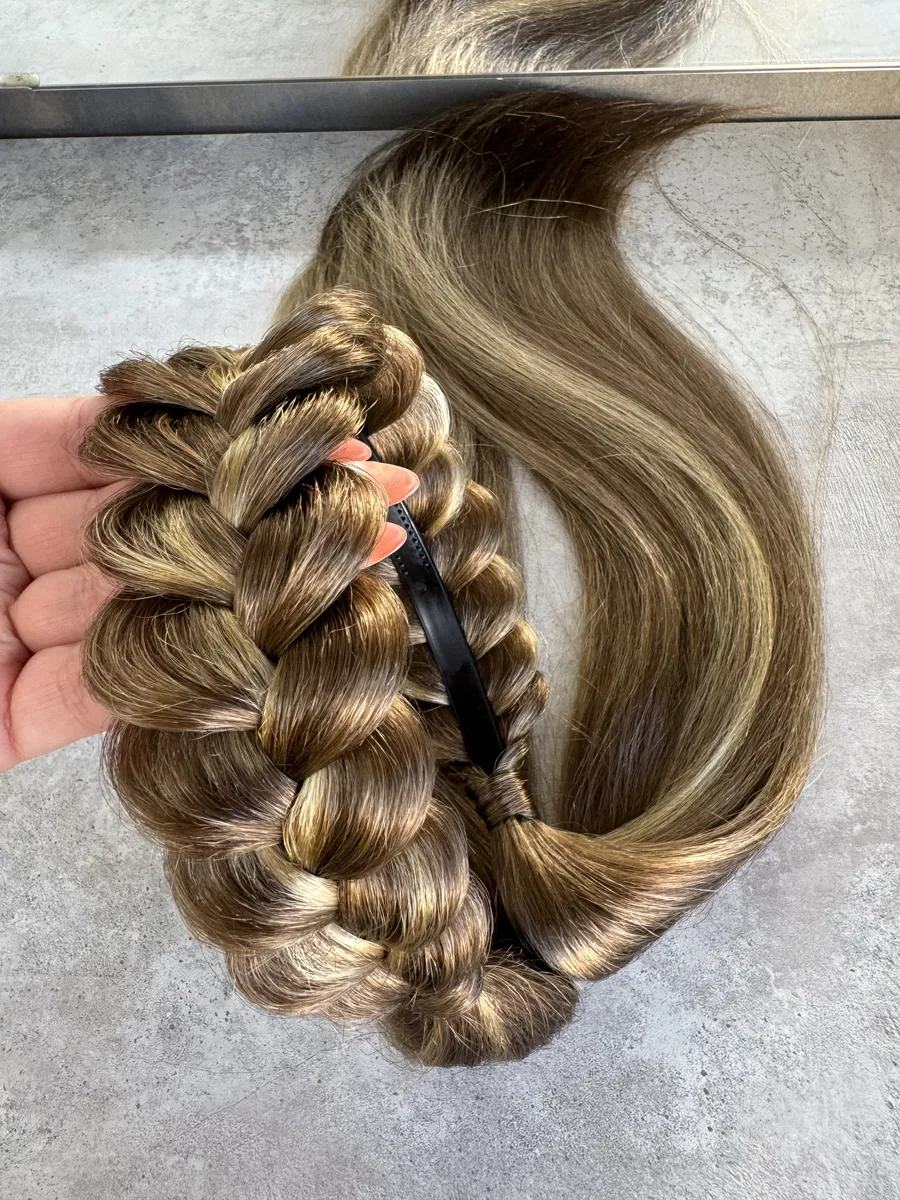 Ободок с хвостиками