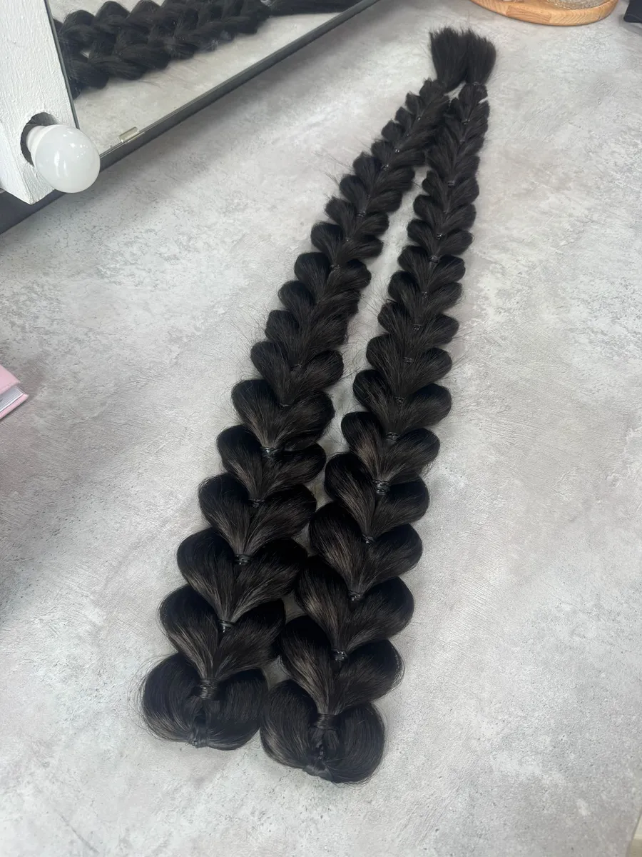 Французские косы накладные на заколках